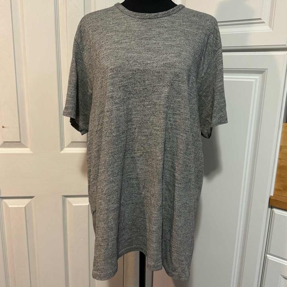 Men’s Rag & Bone Standard Issue Heather Gray Cotton T-Shirt
